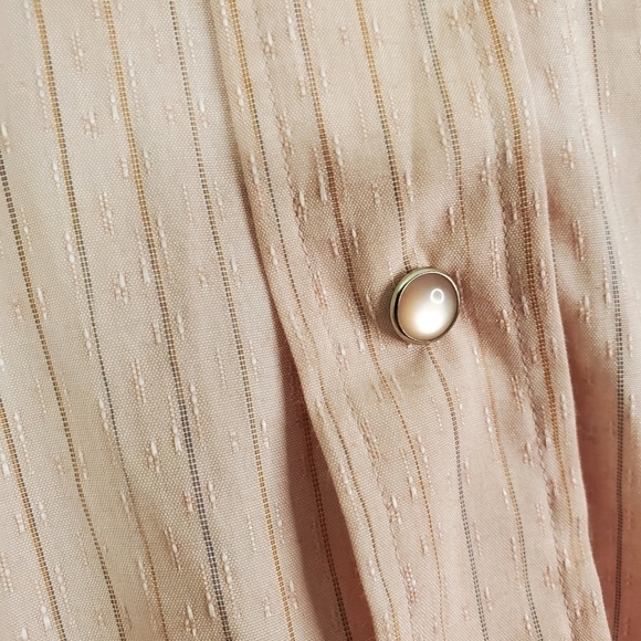 Vintage Panhandle Slim Mens Size 18 x 37 Button Down Western Shirt Pearl Snaps - Picture 13 of 16